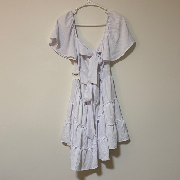Altar'd State White Ruffle Dress - Picture 2 of 5